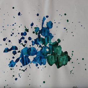 ABSTRACT WATERCOLOR PAINTING BY KARTER KOHLER